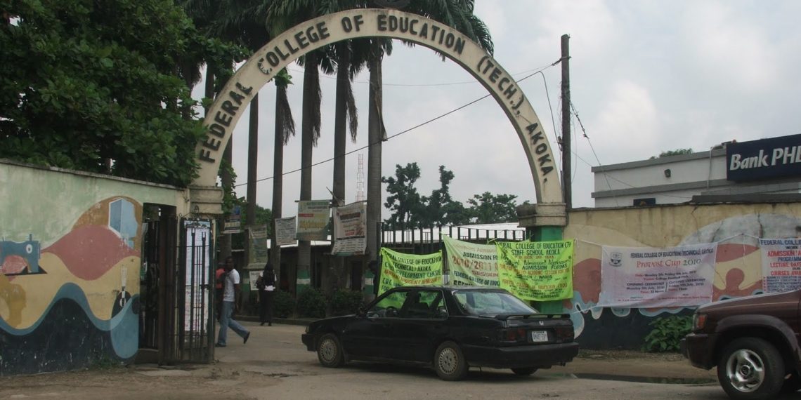Federal College of Education, FCE (Technical), Akoka, Lagos,