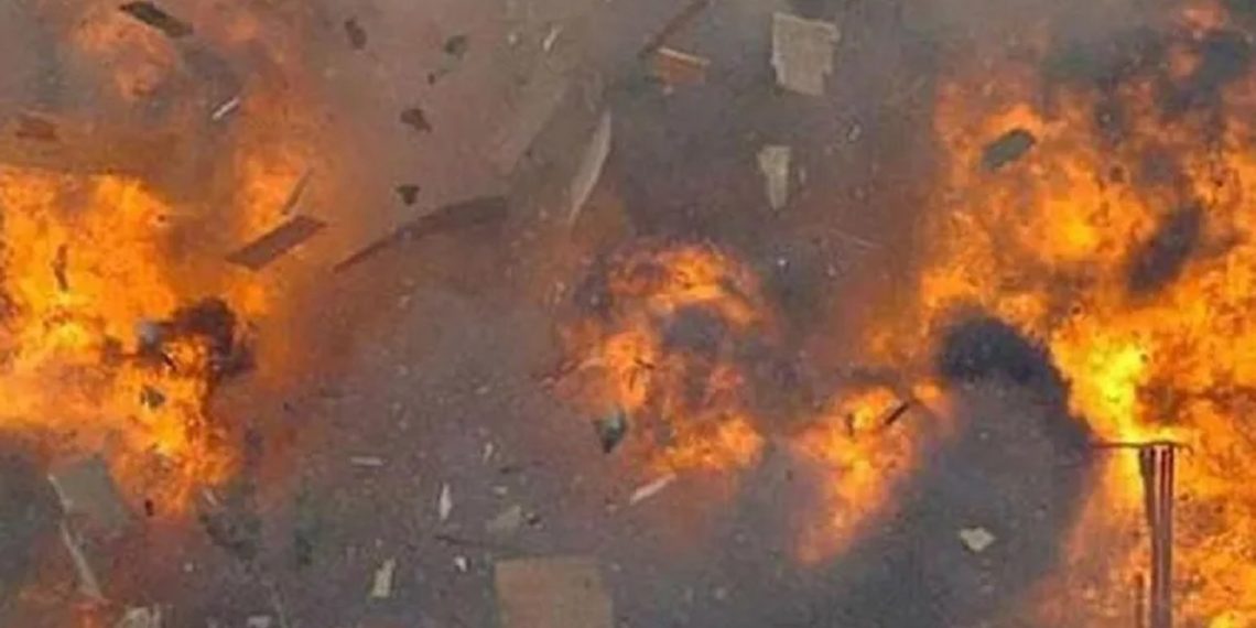 FILE PHOTO: An explosion [PHOTO CREDIT: India TV News]