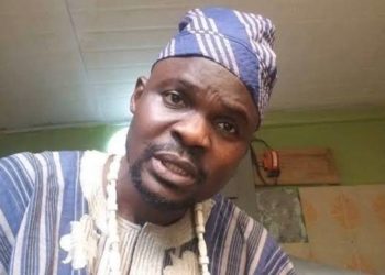 A popular Yoruba actor, Olarenwaju James aka Baba Ijesha