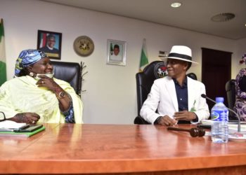 El-Rufai and Deputy Balabe during the state executive council meeting on Monday.