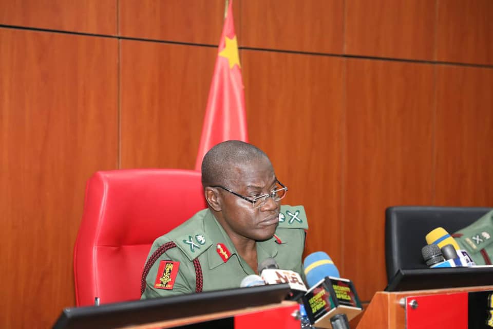 Chief of Army Staff, Farouk Yahaya [Photo Credit: @NigerianArmy]