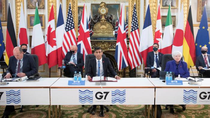 Finance ministers from the G7 group