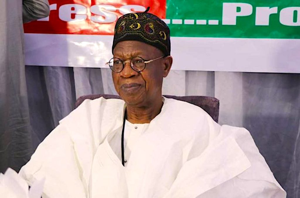 Minister of Information and Culture, Lai Mohammed [PHOTO CREDIT: FMIC Website