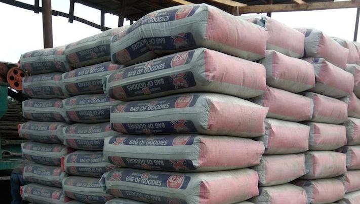 Bags of Dangote Cement