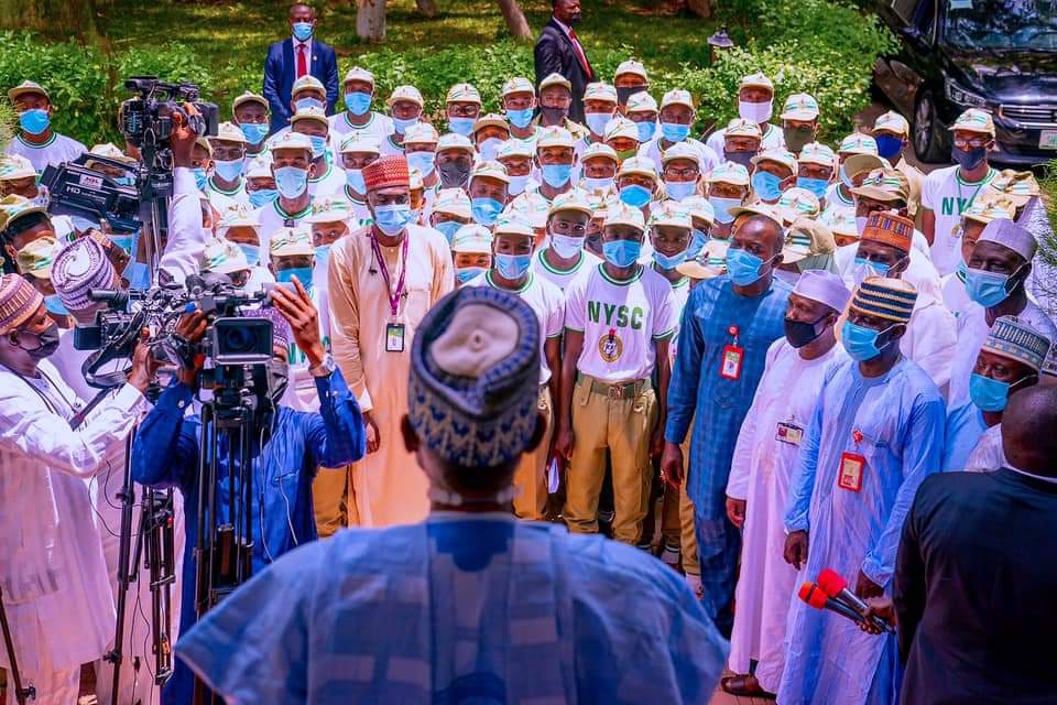 I feel very strongly about NYSC - Buhari - Vimarsana News