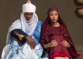 President Muhammadu Buhari's son, Yusuf, weds Zahra, daughter to the Emir of Bichi, Nasir Ado-Bayero.