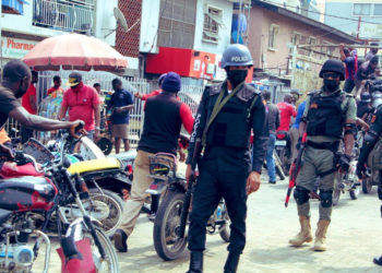 Lagos taskforce impounds motorcycles