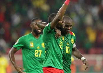 Team Cameroon at #AFCON2021 [PHOTO: TW @Squawka]
