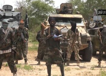 FILE PHOTO: Boko Haram terrorists in Zambiza forest