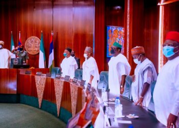 President Muhammadu Buhari meets with APC Governors in State House on 31st May 2022 [PHOTO CREDIT: @Buharisallau1]
