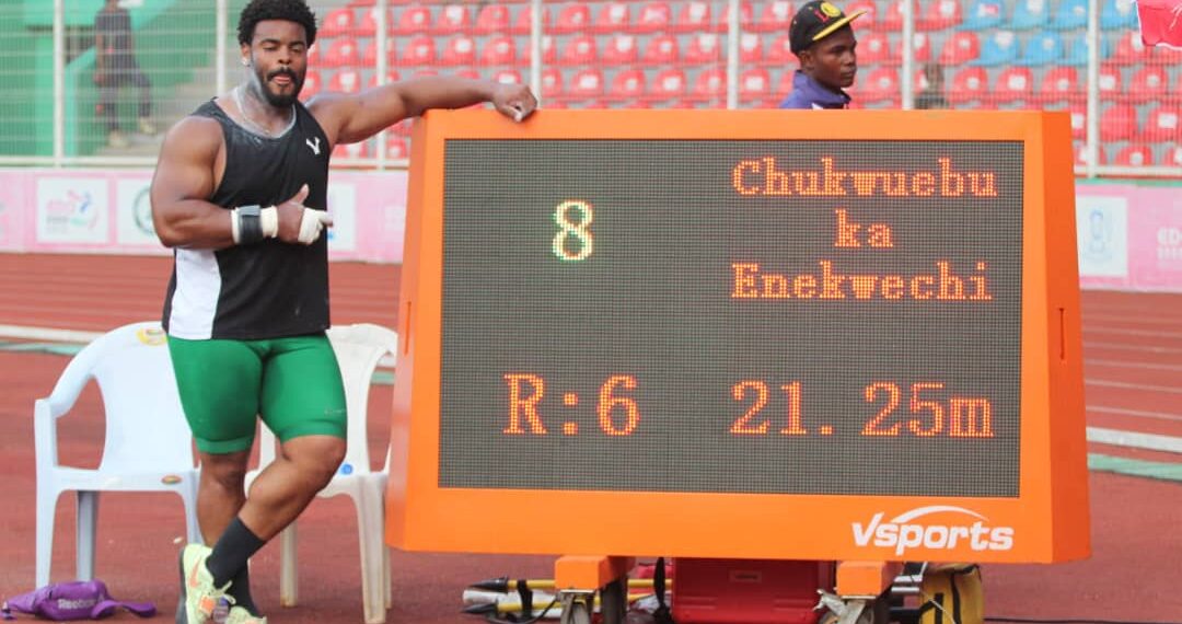 Enekwechi wins a third title at the National Championships