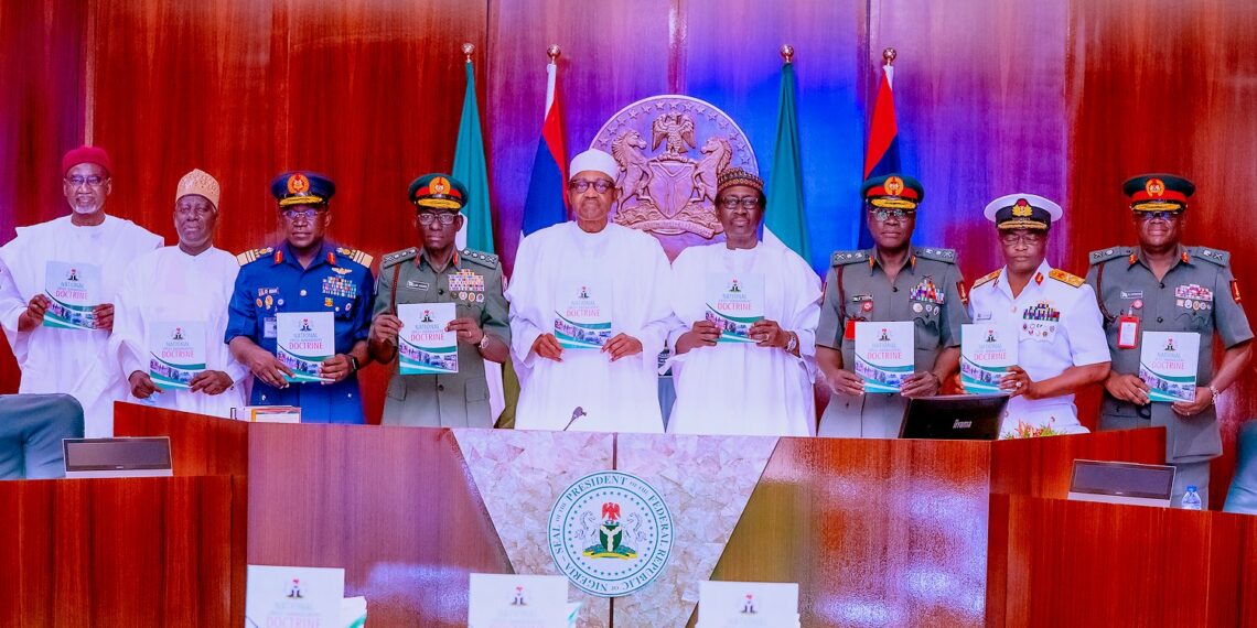 President Muhammadu Buhari presides over Launch of National Crisis Management Doctrine in State House on 12th Aug 2022