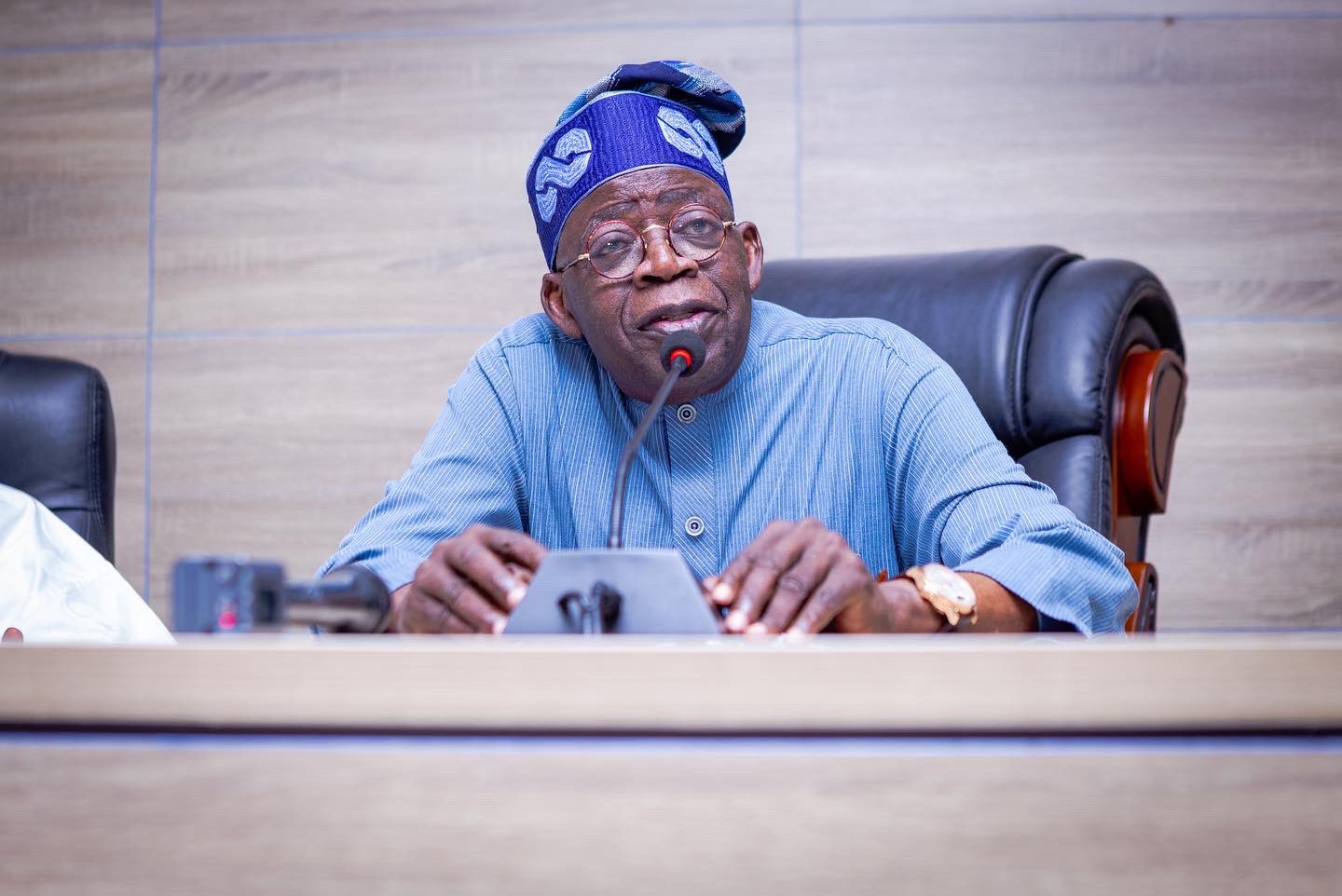 Bola Ahmed Tinubu, APC presidential candidate ahead of the 2023 general election