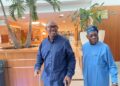 Presidential Candidate of the Labour Party (LP), Peter Obi with former president Olusegun Obasanjo