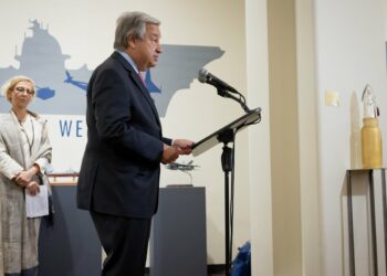The United Nation's secretary-general, António Guterres. [PHOTO CREDIT: Twitter page of Mr Guterres]