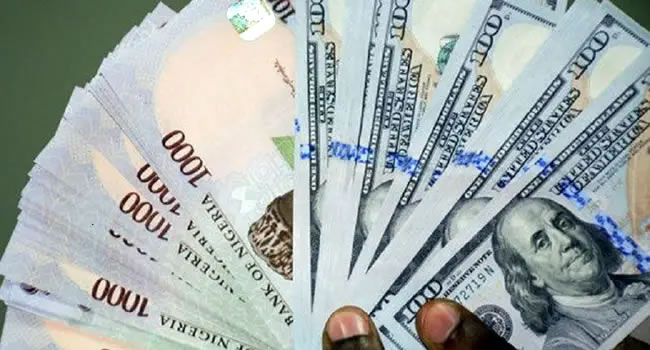 Nigerian naira store to usd