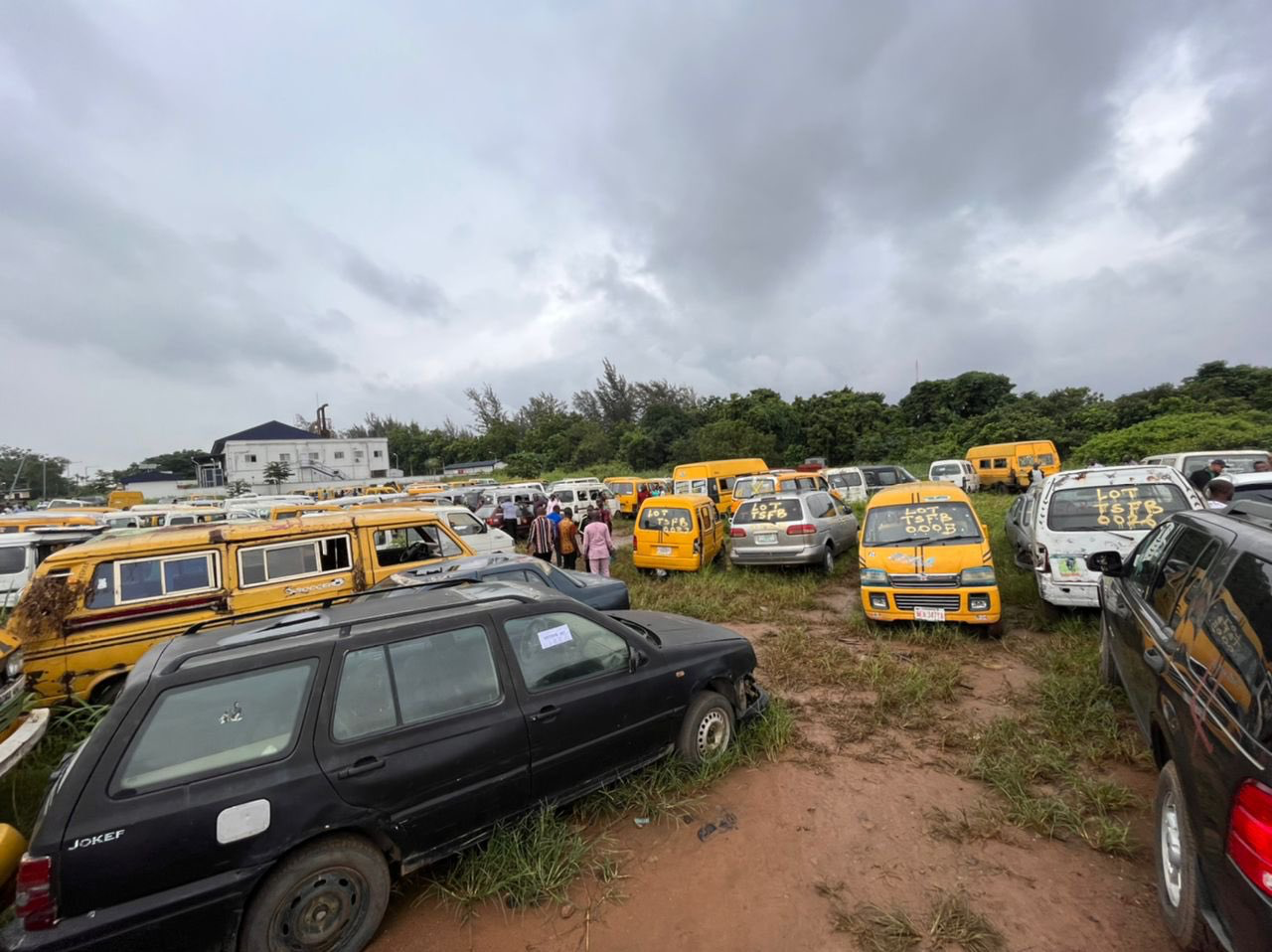Vehicles auctioned for traffic infractions in Lagos state