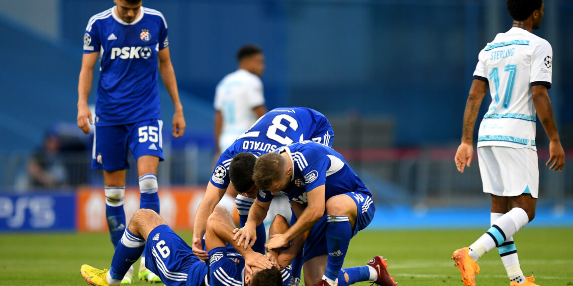 Chelsea were stunned by Dinamo Zagreb of Croatia