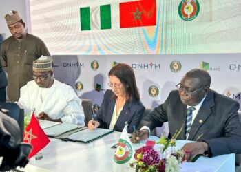 Nigeria-Morocco Gas Pipeline Project Kicks Off...As @nnpclimited , ONHYM, @ecowas_cedeao Sign MoU in Rabat, Morocco. [PHOTO: TW @nnpclimited]