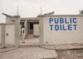 A public toilet used to illustrate the story