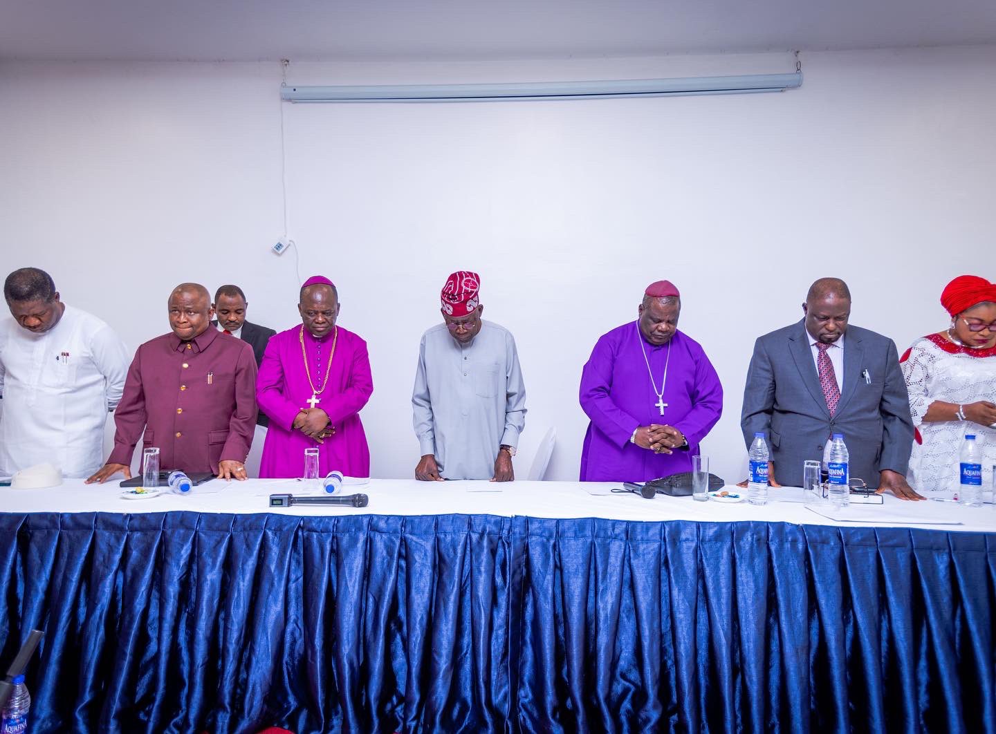 Tinubu meets with Christian leaders from the north