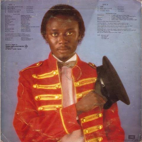 Chris Okotie as a young pop star in the 1980s in Nigeria.