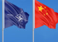 China/NATO flags