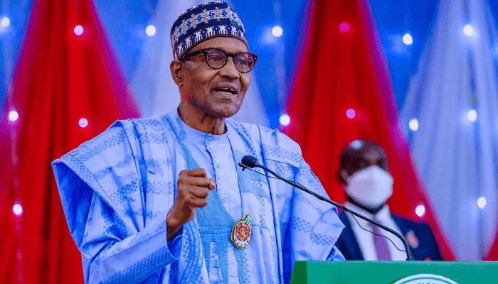 President of the Federal Republic of Nigeria, Muhammadu Buhari.