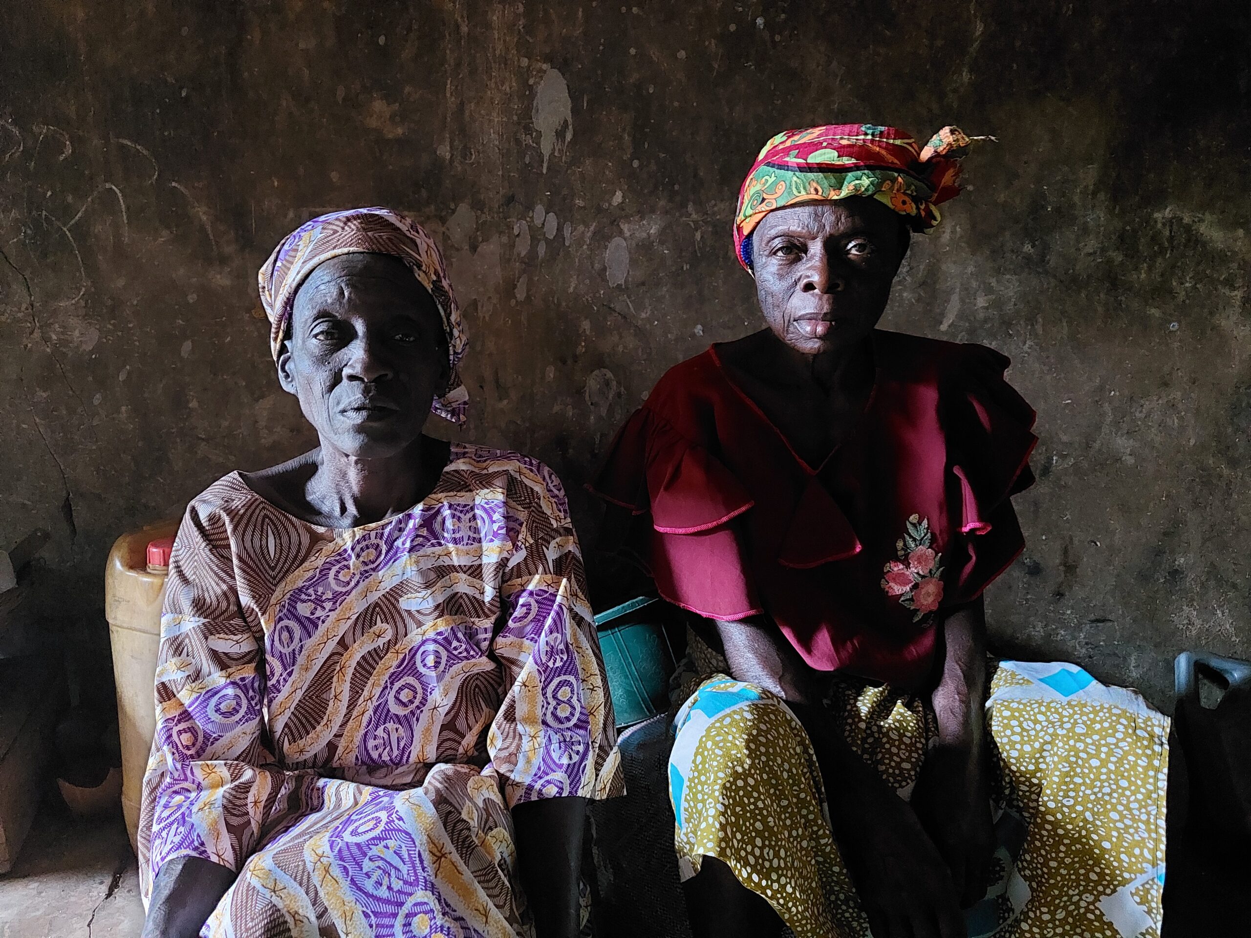 81 and 82-year-old, Rebecca and Elizabeth Tetede. (Photo Credit: Mariam Ileyemi)