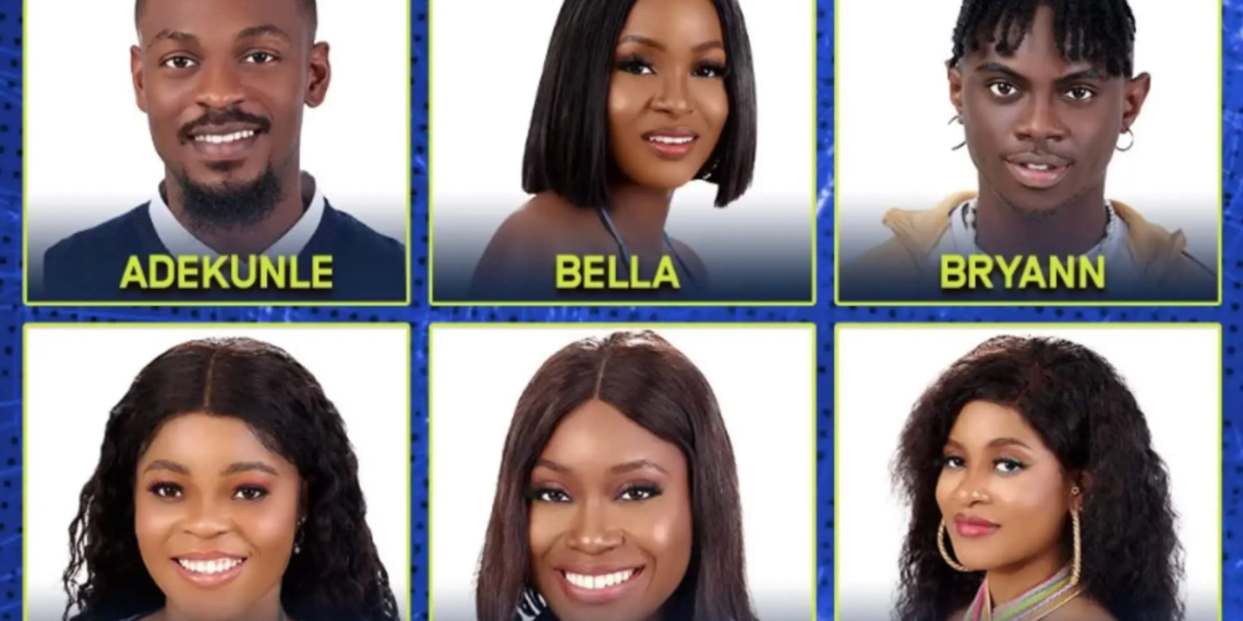 BBNaija Season 7 finalists are Adekunle, Chichi, Bryan, Phyna, Daniella and Bella