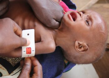 Malnourished Child in an IDP camp in Borno state, northeast Nigeria used to illustrate the story [PHOTO: WHO Africa]