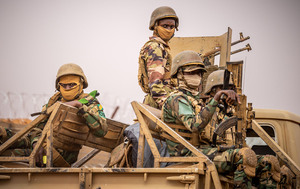 Soldiers in Niger earlier this year. Credit: DPA Picture Alliance/Alamy Stock Photo