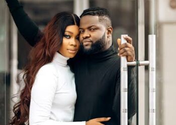 Skales and his wife Hasanity