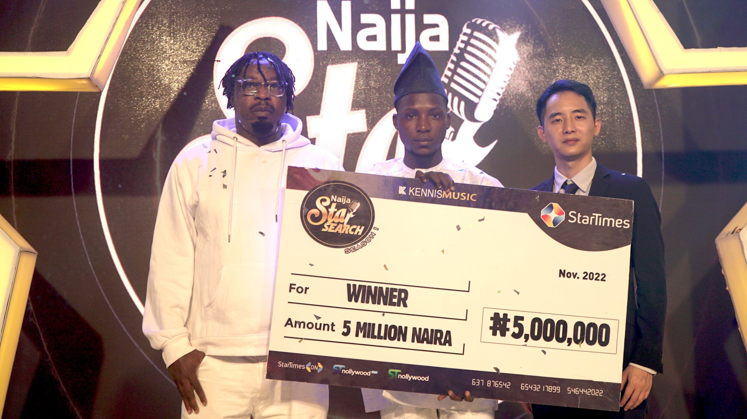 Skimzo wins Naija Star Search talent show, receives N5m star prize