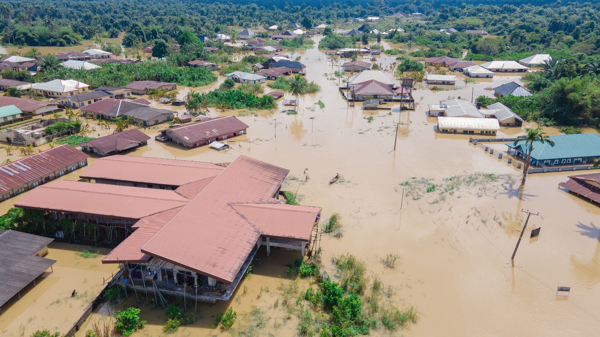 Submerged Abari Community of Patani Local Government Area [PhotoCredit: Benedicta Akpede]