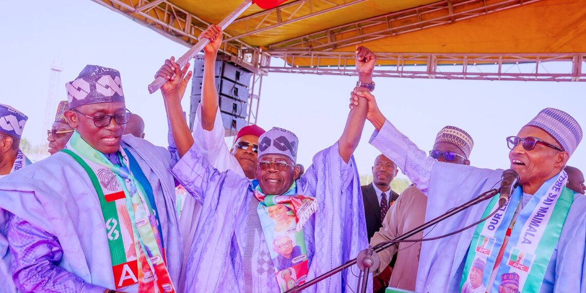 President Muhammadu Buhari participates at the APC Presidential Campaign Rally and Flags Off Gubernatorial Campaign in Yobe State on 10th Jan 2023