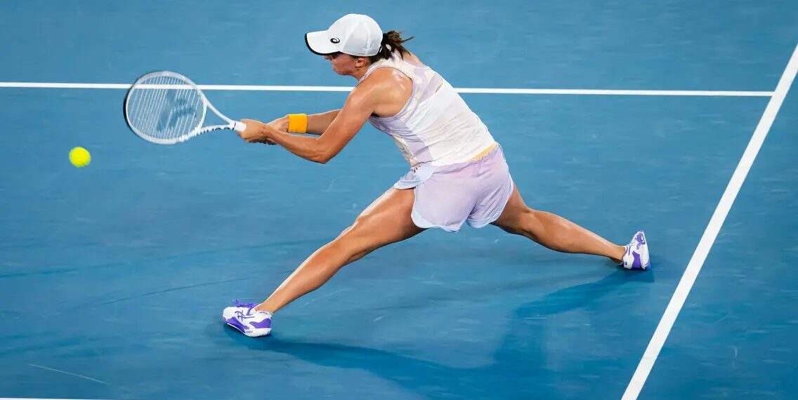 Iga Swiatek at Australian Open [PHOTO: TW @iga_swiatek]