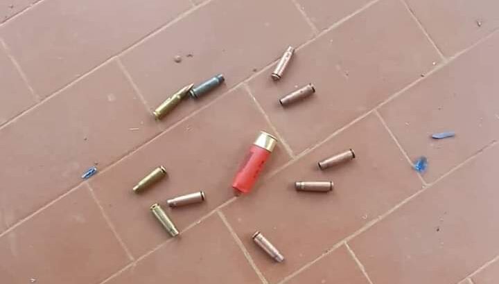 Discarded ammunition was reportedly found at the scene after the attack on the venue of the PDP rally in Ebonyi