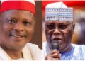 The presidential candidate of the New Nigeria Peoples Party (NNPP), Rabiu Kwankwaso and  The presidential candidate of the Peoples Democratic Party (PDP), Atiku Abubakar