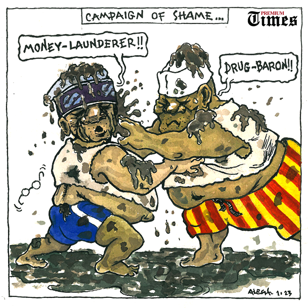 Editorial Cartoon of the Day "Campaign of Shame"