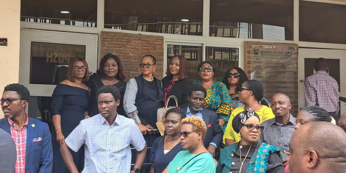 Chrisland parents visit Lagos Education Ministry