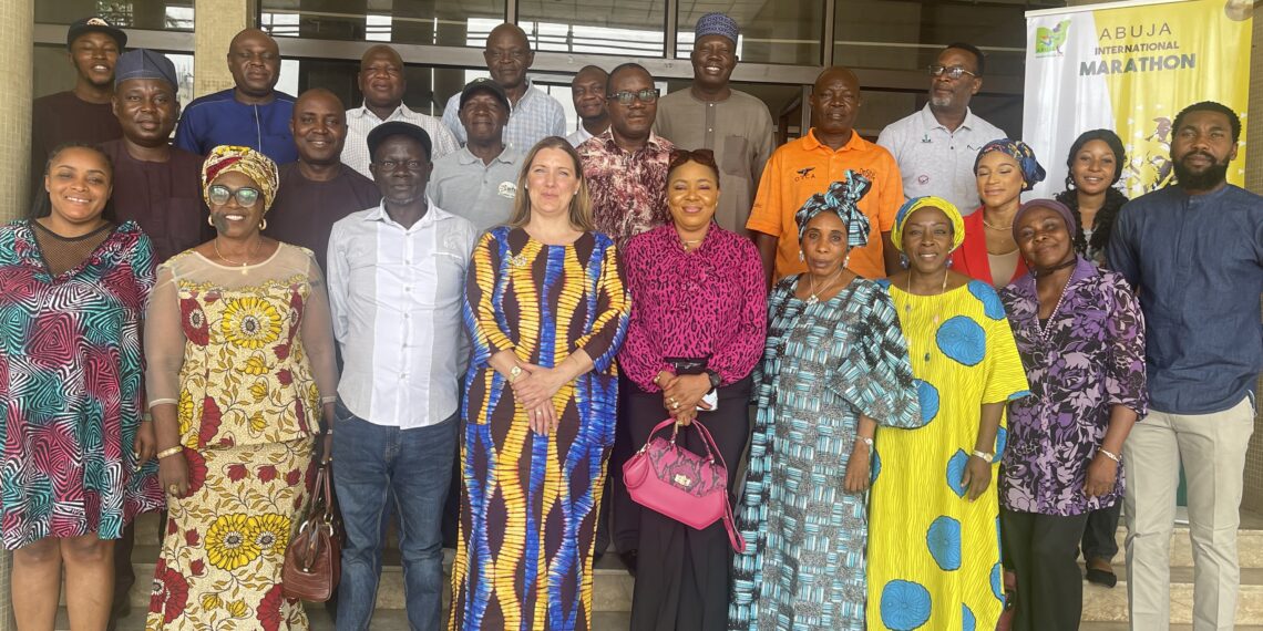 Members of the Organising Committee for the  Abuja International Marathon 