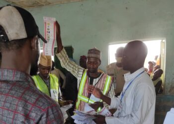 Sorting, counting of votes ongoing in one of the polling units in Katsina