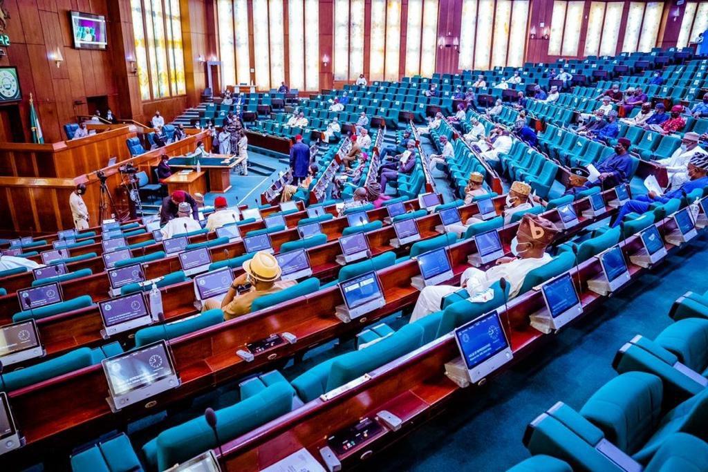 Members of House of Representatives during a session in the green chamber. [PHOTO CREDIT: Official Twitter handle of House of Reps.]