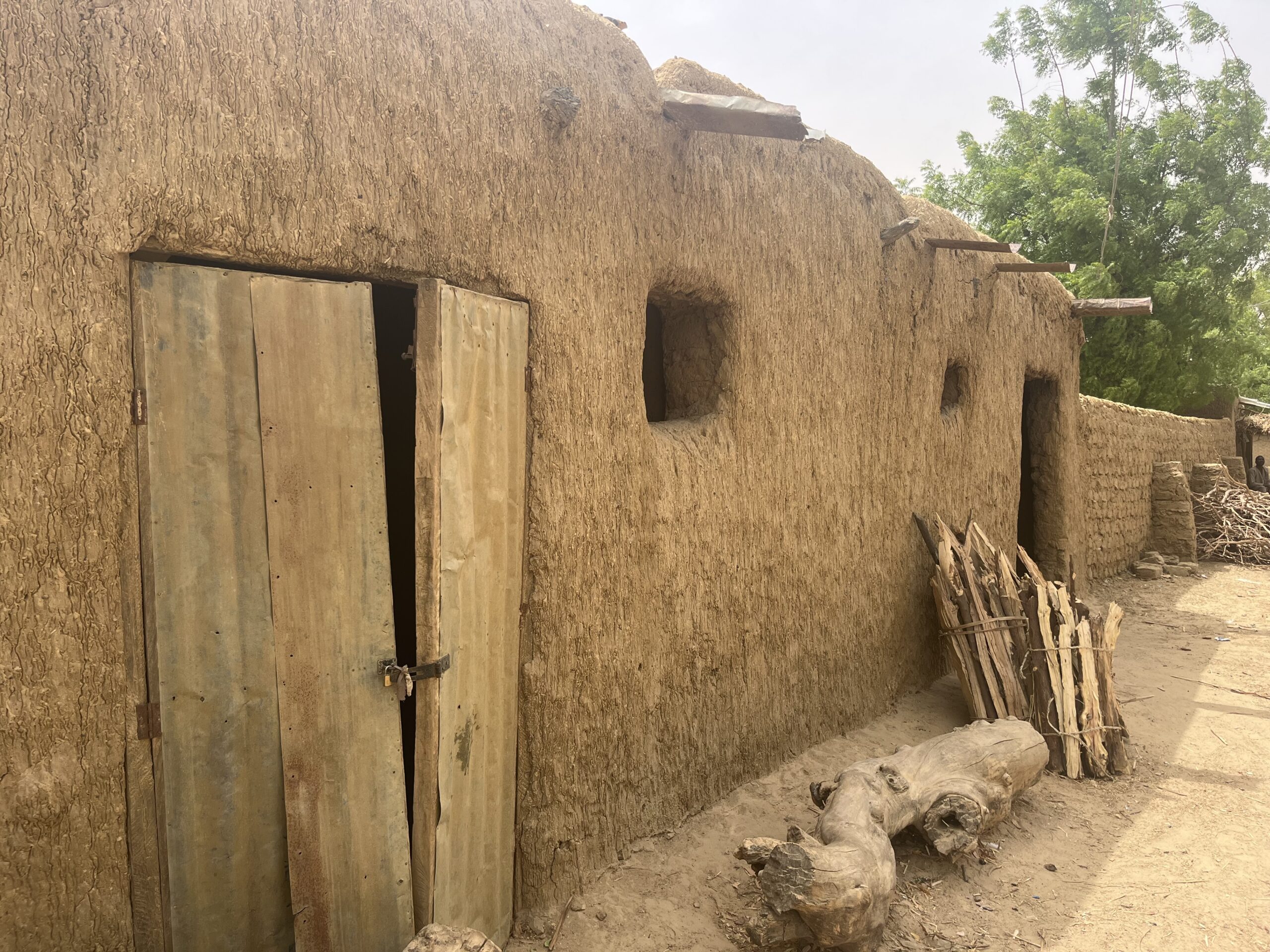 Houses are built with brick-size windows at Danyarda village, Sule Tankarkar LGA