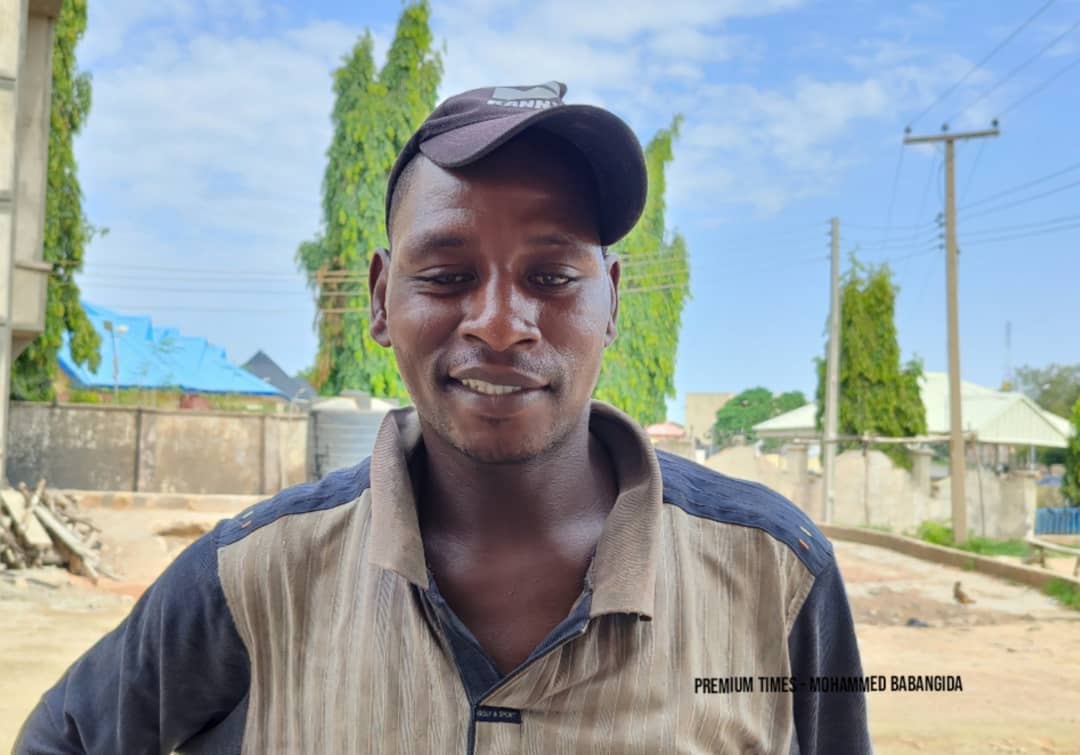 Bashir Danwaire, car wash stand manager in Katsina