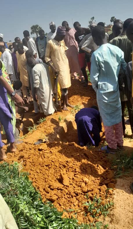 Burial of people killed in Dangulbi