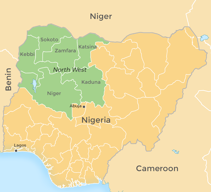States in Nigeria where bandits are active. [PHOTO CREDIT: ISS]