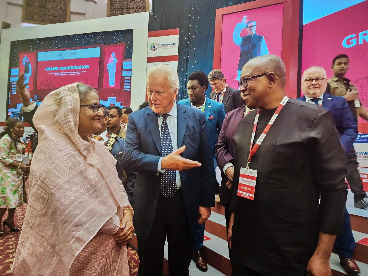 Peter Obi was a guest speaker at Bangladesh last week to participate in the Investment Forum organized by the Bangladesh Government and Commonwealth Enterprise and Investment Council.