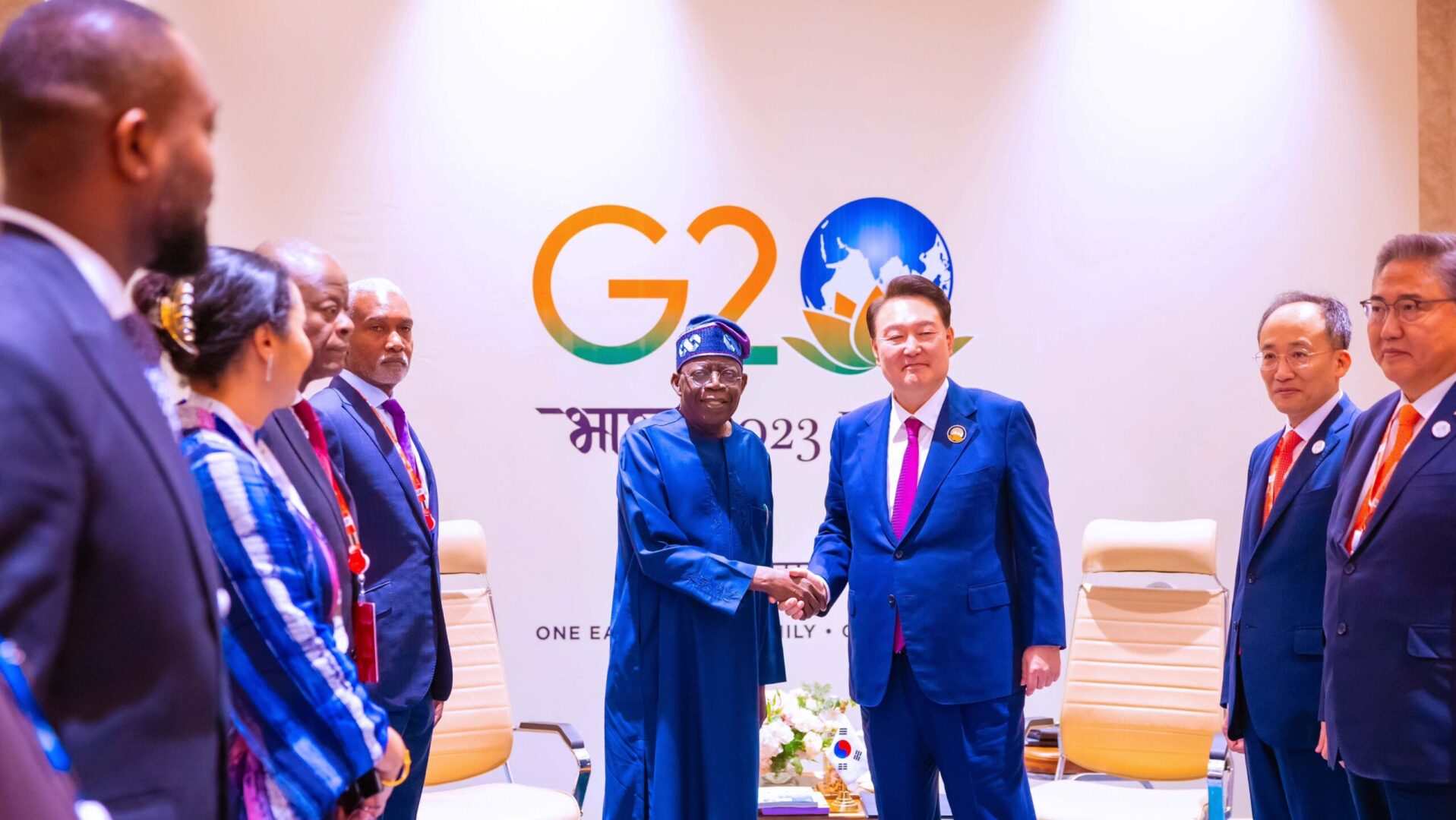 Nigeria's President Bola Tinubu met with leaders of the US, Germany and South Korea on the sidelines of the just concluded G20 summit.